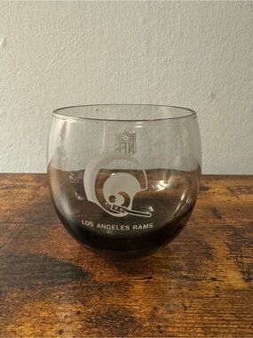 Vintage Los Angeles Rams NFL Smoked Glass